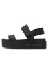 Calvin Klein Jeans Sandály Flatform Sandal Softny YW0YW00965 Černá - Pepit.cz