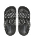 Calvin Klein Jeans Sandály Logo All Over Velcro Sandal V1B2-80626-1172 S Černá - Pepit.cz