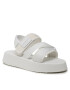 Calvin Klein Jeans Sandály Prefresato Sandal Bagde YW0YW00967 Bílá - Pepit.cz