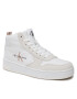 Calvin Klein Jeans Sneakersy Basket Cupsole Mid Irreg Line Wn YW0YW00921 Écru - Pepit.cz