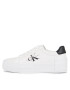 Calvin Klein Jeans Sneakersy Bold Vulc Flatform Laceup Lth Wn YW0YW00821 Bílá - Pepit.cz