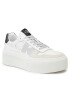 Calvin Klein Jeans Sneakersy Cupsole Flatform Mix Lth Wn YW0YW01227 Bílá - Pepit.cz