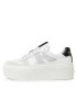 Calvin Klein Jeans Sneakersy Cupsole Flatform Mix Lth Wn YW0YW01227 Bílá - Pepit.cz