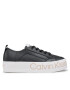 Calvin Klein Jeans Sneakersy Vulc Flatf Low Wrap Around Logo YW0YW01025 Černá - Pepit.cz