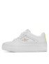 Calvin Klein Jeans Sneakersy Vulc Flatform Bold Fluo Contr YW0YW00904 Bílá - Pepit.cz