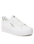 Calvin Klein Jeans Sneakersy Vulc Flatform Laceup Lth Refl Wn YW0YW01222 Bílá - Pepit.cz