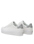 Calvin Klein Jeans Sneakersy Vulc Flatform Laceup Ny Refl Wn YW0YW01220 Bílá - Pepit.cz