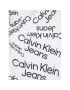 Calvin Klein Jeans Sportovní kraťasy Logo IB0IB01179 Bílá Relaxed Fit - Pepit.cz