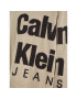 Calvin Klein Jeans Svetr Blown Up Logo IB0IB01874 Béžová Regular Fit - Pepit.cz