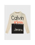 Calvin Klein Jeans Svetr IB0IB01364 Béžová Regular Fit - Pepit.cz