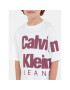 Calvin Klein Jeans T-Shirt Blown Up Logo IB0IB01881 Bílá Regular Fit - Pepit.cz