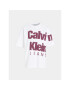 Calvin Klein Jeans T-Shirt Blown Up Logo IB0IB01881 Bílá Regular Fit - Pepit.cz