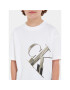 Calvin Klein Jeans T-Shirt Hyper Real IB0IB01884 Bílá Regular Fit - Pepit.cz