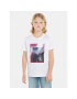 Calvin Klein Jeans T-Shirt Hyper Spray Monogram IU0IU00522 Bílá Regular Fit - Pepit.cz