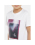 Calvin Klein Jeans T-Shirt Hyper Spray Monogram IU0IU00522 Bílá Regular Fit - Pepit.cz