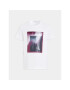 Calvin Klein Jeans T-Shirt Hyper Spray Monogram IU0IU00522 Bílá Regular Fit - Pepit.cz