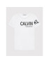 Calvin Klein Jeans T-Shirt Inst Hero Logo IB0IB01107 Bílá Slim Fit - Pepit.cz