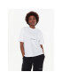 Calvin Klein Jeans T-Shirt J20J220768 Bílá Relaxed Fit - Pepit.cz