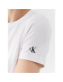 Calvin Klein Jeans T-Shirt J20J222128 Bílá Regular Fit - Pepit.cz