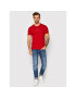 Calvin Klein Jeans T-Shirt J30J318067 Červená Slim Fit - Pepit.cz