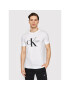 Calvin Klein Jeans T-Shirt J30J320189 Bílá Slim Fit - Pepit.cz