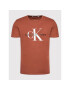 Calvin Klein Jeans T-Shirt J30J320806 Hnědá Regular Fit - Pepit.cz