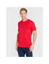 Calvin Klein Jeans T-Shirt J30J320855 Červená Regular Fit - Pepit.cz