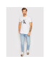 Calvin Klein Jeans T-Shirt J30J320935 Bílá Slim Fit - Pepit.cz