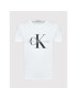 Calvin Klein Jeans T-Shirt J30J320935 Bílá Slim Fit - Pepit.cz