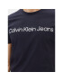 Calvin Klein Jeans T-Shirt J30J322552 Tmavomodrá Slim Fit - Pepit.cz