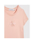 Calvin Klein Jeans T-Shirt Micro Monogram IG0IG01221 Růžová Regular Fit - Pepit.cz