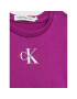 Calvin Klein Jeans T-Shirt Micro Monogram IG0IG01470 Fialová Regular Fit - Pepit.cz