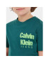 Calvin Klein Jeans T-Shirt Mini Blown Up Logo IB0IB01885 Modrá Regular Fit - Pepit.cz