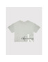 Calvin Klein Jeans T-Shirt Mixed Monogram IG0IG01289 Šedá Relaxed Fit - Pepit.cz