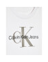 Calvin Klein Jeans T-Shirt Monogram IN0IN00001 Bílá Regular Fit - Pepit.cz