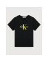 Calvin Klein Jeans T-Shirt Monogram Logo IU0IU00068 Černá Regular Fit - Pepit.cz