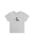 Calvin Klein Jeans T-Shirt Monogram Logo IU0IU00068 Šedá Regular Fit - Pepit.cz