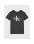 Calvin Klein Jeans T-Shirt Monogram Logo IU0IU00267 Černá Regular Fit - Pepit.cz