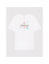 Calvin Klein Jeans T-Shirt Pride Monogram Logo IU0IU00339 Bílá Regular Fit - Pepit.cz