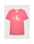 Calvin Klein Jeans T-Shirt Pride Monogram Logo IU0IU00339 Růžová Regular Fit - Pepit.cz