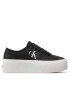 Calvin Klein Jeans Tenisky Cupsole Flatform Laceup Low Txt YW0YW00766 Černá - Pepit.cz