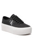 Calvin Klein Jeans Tenisky Cupsole Flatform Laceup Low Txt YW0YW00766 Černá - Pepit.cz