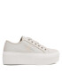 Calvin Klein Jeans Tenisky Cupsole Flatform Ny Pearl Wn YW0YW01221 Béžová - Pepit.cz