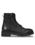 Calvin Klein Jeans Turistická obuv Combat Mid Laceup Wl Lth YM0YM00847 Černá - Pepit.cz