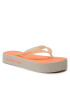 Calvin Klein Jeans Žabky Beach Sandal Flatform Logo YW0YW01092 Béžová - Pepit.cz