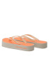 Calvin Klein Jeans Žabky Beach Sandal Flatform Logo YW0YW01092 Béžová - Pepit.cz