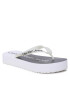 Calvin Klein Jeans Žabky Beach Sandal Flatform YW0YW00716 Bílá - Pepit.cz