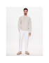 Calvin Klein Kalhoty z materiálu Modern Twill Cropped Tapered K10K110969 Bílá Tapered Fit - Pepit.cz