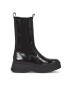 Calvin Klein Kotníková obuv s elastickým prvkem Pitched Chelsea Boot HW0HW01686 Černá - Pepit.cz