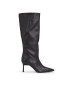 Calvin Klein Kozačky Geo Stiletto Knee Boot 70 HW0HW01691 Černá - Pepit.cz